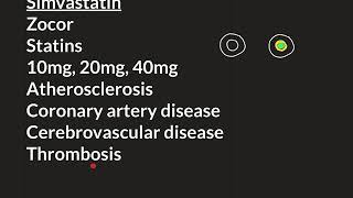 Simvastatin [upl. by Emelun]