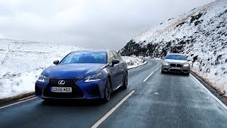 Lexus GS F vs BMW M5  Chris Harris Drives  Top Gear [upl. by Rocray]