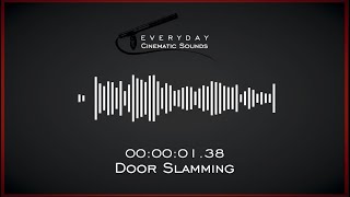 Door Slamming  HQ Sound Effects [upl. by Berke]