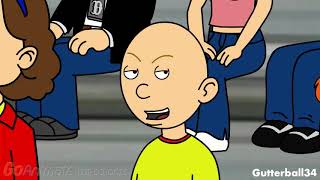 Caillou hits the ball backblows the gameGrounded [upl. by Rhee]