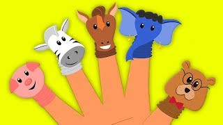 Animali dito famiglia  Animali della Fattoria  Animal Finger Family  Animal Song  Nursery Rhymes [upl. by Gross]