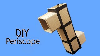 How to make Periscope from cardboard  Science project  DM [upl. by Altman259]