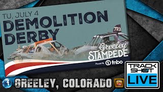 Demolition Derby LIVE  Greeley Stampede Colorado [upl. by Nayb]