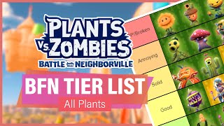 BATTLE FOR NEIGHBORVILLE PLANT TIER LIST WILDFLOWER  PvZ Battle for Neighborville August 2020 [upl. by Januarius167]