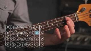 How to Play an F Major Scale  Bass Guitar [upl. by Hassett]