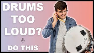 How To Make Your Drums Quieter  Lowering Drum Volume [upl. by Crotty51]