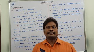 PART1 INTRODUCTION TO PREDICATE LOGIC  PREDICATE CALCULUS  PREDICATE  M PLACE PREDICATE [upl. by Rossi]