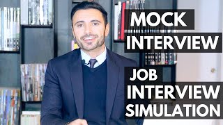 Job Interview Simulation and Training  Mock Interview [upl. by Mariandi]