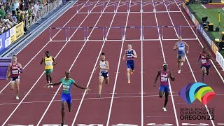 2022 World Track amp Field ChampionshipsMens 400M Hurdles [upl. by Smeaj]