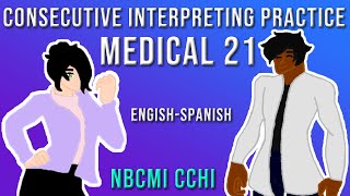 Medical Interpreter Practice  21 Major Depression NBCMI CCHI ENG SPA  Consecutive Training [upl. by Suravart]