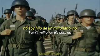 Creedence Clearwater Revival  Fortunate Son Sub Español  Lyrics [upl. by Ydualc734]