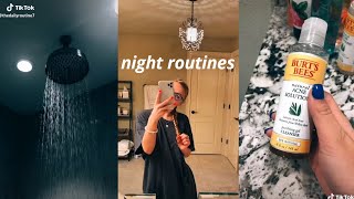 night routine tik tok compilation ✨🌙 [upl. by Engeddi]