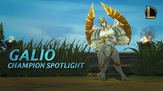 Galio Champion Spotlight  Gameplay  League of Legends [upl. by Pietrek]