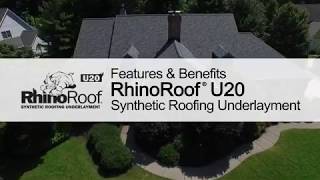 Product Guide RhinoRoof® U20 Synthetic Underlayment [upl. by Nivan]