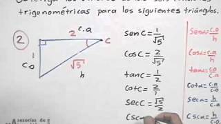 Obtener las 6 razones trigonométricas [upl. by Llemmart]