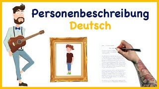 Personenbeschreibung  kurz amp knackig  Deutsch [upl. by Kaila]