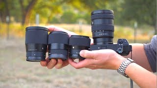 Sony 1655 F28 G vs The Sigma Trio [upl. by Norry]