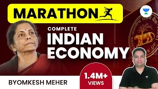 Complete Indian Economy  Marathon Session  UPSC CSEIAS 202223  Byomkesh Meher [upl. by Eelannej]