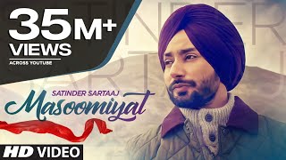 Satinder Sartaaj Masoomiyat Full Song  Beat Minister  Latest Punjabi Songs 2017  TSeries [upl. by Moazami263]