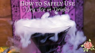 How to Safely Use Dry Ice in Drinks [upl. by Eniamret704]