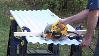 How to Cut Corrugated Roofing Panels [upl. by Onig]