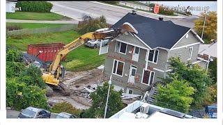 DÉMOLITION DE LA MAISON TREMBLAY [upl. by Zuleika]