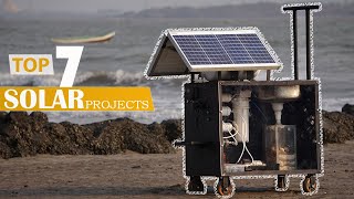 Top 7 Solar Energy Projects 2021  Most Innovative Solar Powered Systems [upl. by Annahtur634]