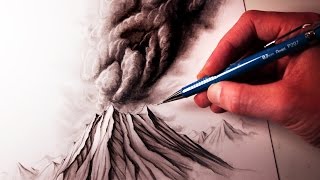 How to Draw a Volcano [upl. by Thom]