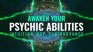 Awaken Your Psychic Abilities Intuition ESP Clairvoyance Psychic Power  Theta Binaural Beats [upl. by Marko450]