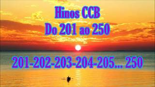 50 HINOS CANTADOS CCB  Do 201 ao 250 [upl. by Florian957]