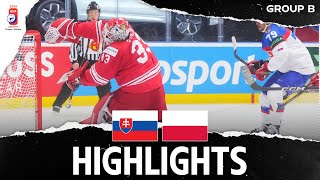 Highlights  Slovakia vs Poland  2024 MensWorlds [upl. by Ahsemik]