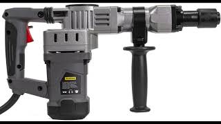 XtremepowerUS 1400W Demolition Electric Jack Hammer Review [upl. by Dej]