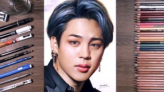 Drawing BTS Jimin  drawholic [upl. by Amluz]