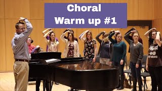 Choral Warm up 1 Full Vocal Warm up [upl. by Haze482]