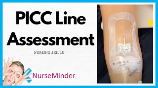 PICC Line Assessment Nursing Skills [upl. by Mohkos384]