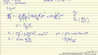 Pressure Drop in a Packed Bed Reactor [upl. by Merry]