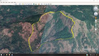 How to calculate catchment area using Google Earth Pro [upl. by Chuch559]