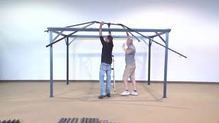 How to Assembling a Sojag Ventura Gazebo 10ft x 12ft [upl. by Linneman]