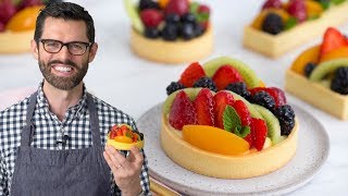 The BEST Fruit Tart Recipe [upl. by Hgielyk]