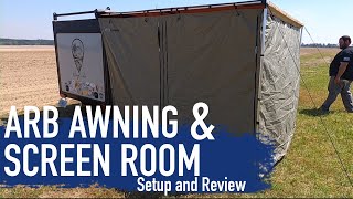 ARB AWNING amp SCREEN ROOM SETUPREVIEW  Sunray 109  The Wayfinder [upl. by Etselec669]