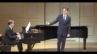 Ian Bostridge sings quotWinterreisequot Moscow 2010 [upl. by Eizus]