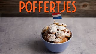 How to Make Poffertjes BiteSized Dutch Pancake Recipe [upl. by Greff]