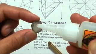 Faceting 101 Chapter 6 Dopping [upl. by Ardnossac]