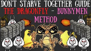 Dont Starve Together Guide Dragonfly  Bunnymen Method [upl. by Anaidni]