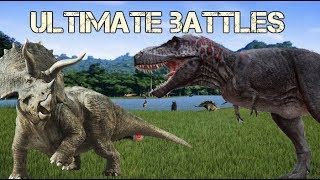 How Jurassic world should END OLD Trex vs Irex [upl. by Taveda]