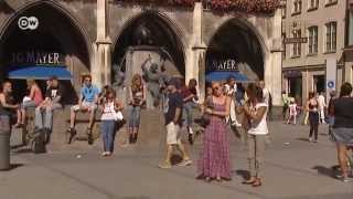 München  sommerliche Bayernmetropole  Hin amp weg [upl. by Annahsal]