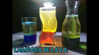 Experimento Lámpara de lava [upl. by Enneire]