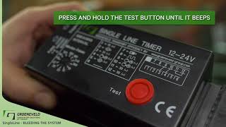 Groeneveld SingleLine  Bleeding the system [upl. by Nitneuq]