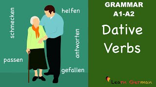 Learn German  German Grammar  Dative verbs  Verben mit Dativ  A1 [upl. by Werda353]