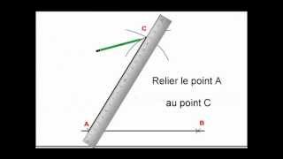 Savoir tracer un triangle équilatéral [upl. by Lrat862]